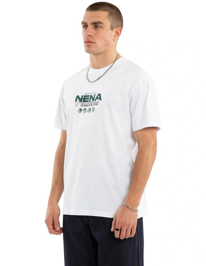 Weekend Relaxed Tee in Optical White image 4