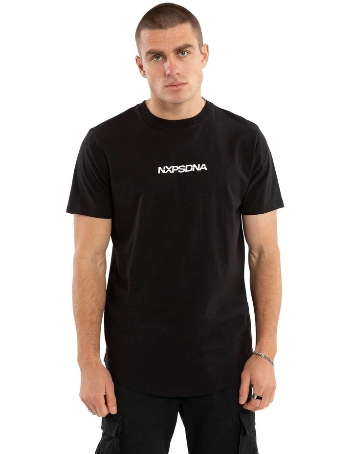 Jumpshot Dual Curved Tee in Jet Black image 1