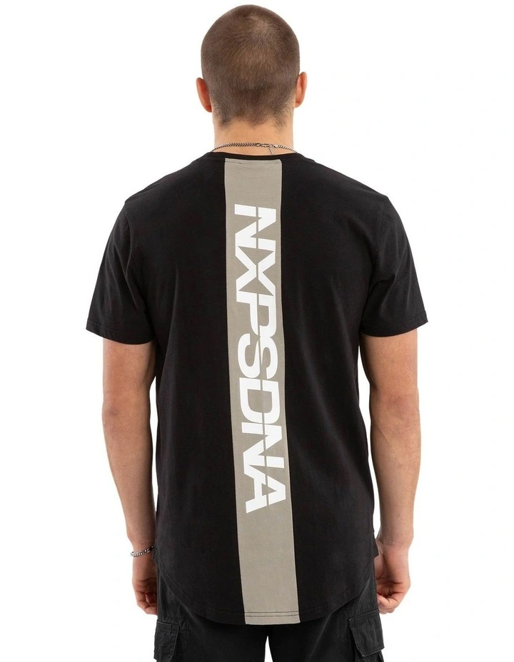 Jumpshot Dual Curved Tee in Jet Black image 2