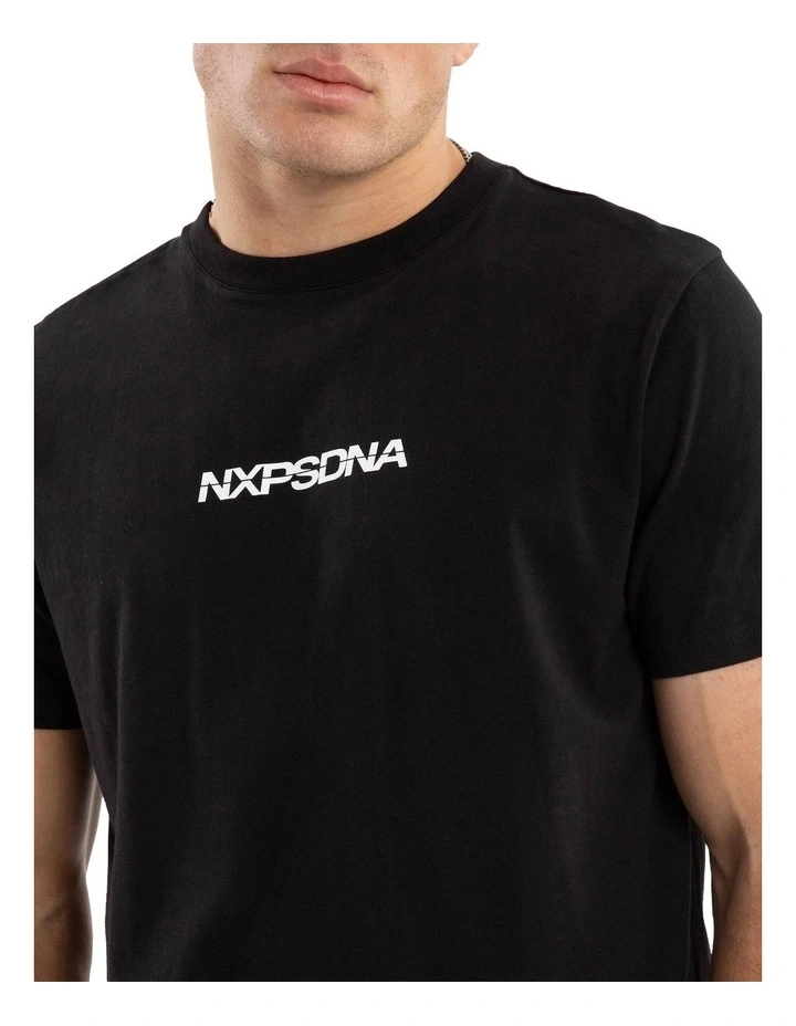 Jumpshot Dual Curved Tee in Jet Black image 3