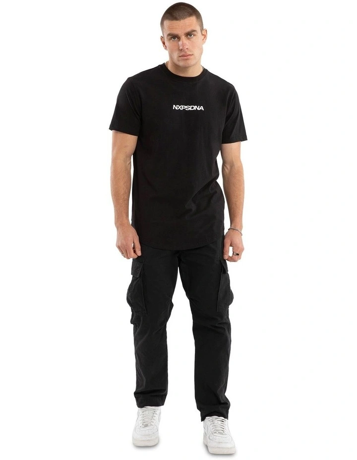 Jumpshot Dual Curved Tee in Jet Black image 6