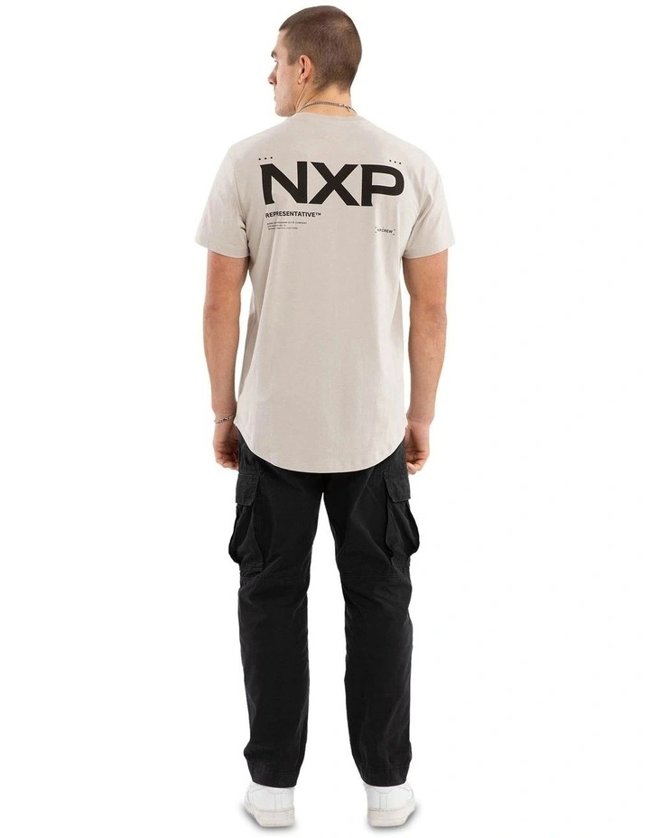 Crime Dual Curved Tee in Grey image 5