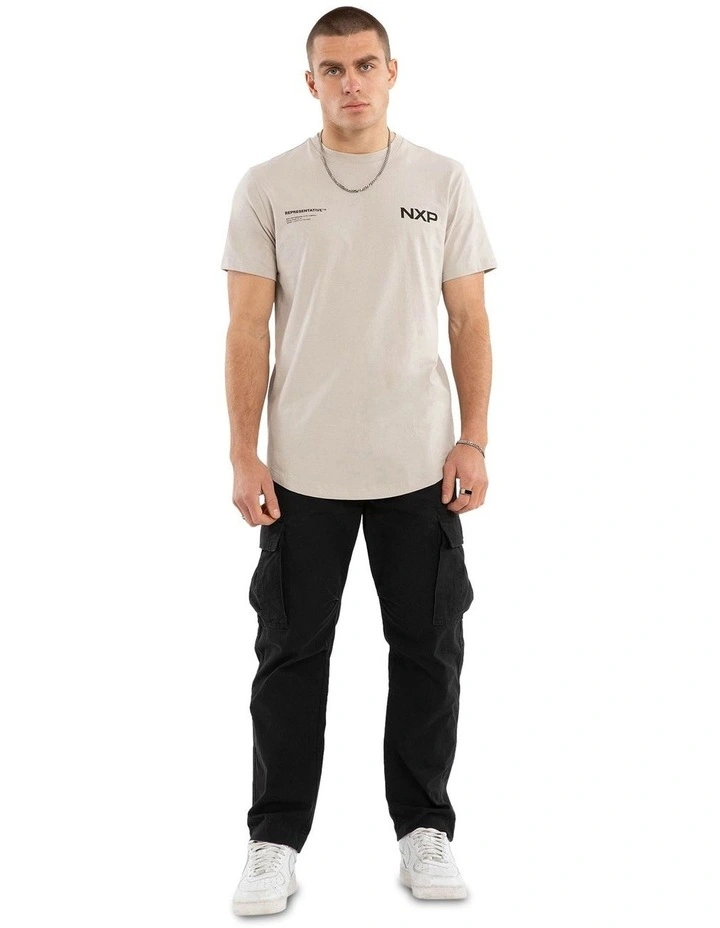 Crime Dual Curved Tee in Grey image 6