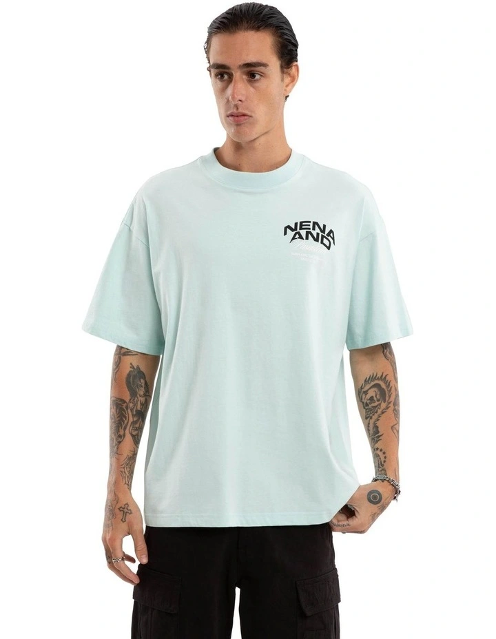 Loyal Raptor Tee in Blue image 2