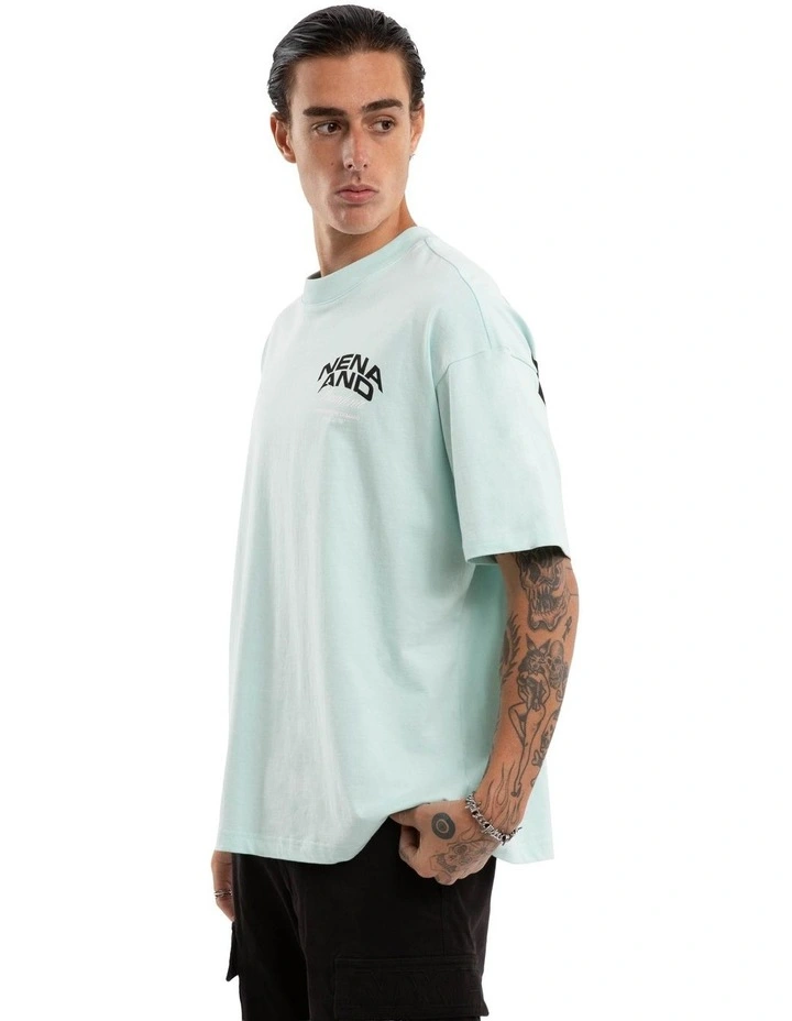 Loyal Raptor Tee in Blue image 3
