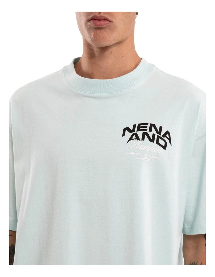 Loyal Raptor Tee in Blue image 4