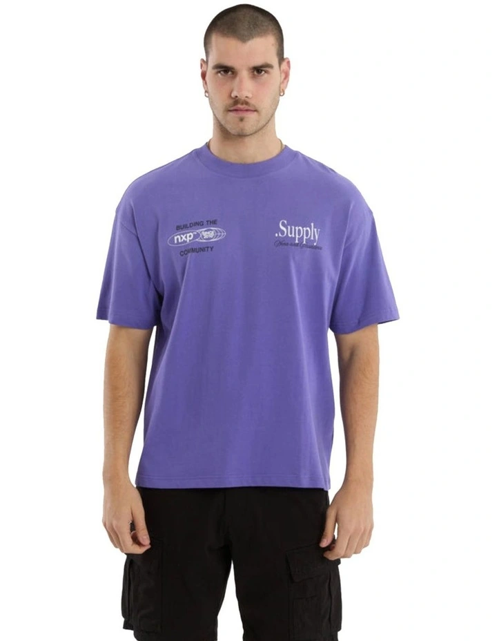 Union Raptor Tee in Purple image 2
