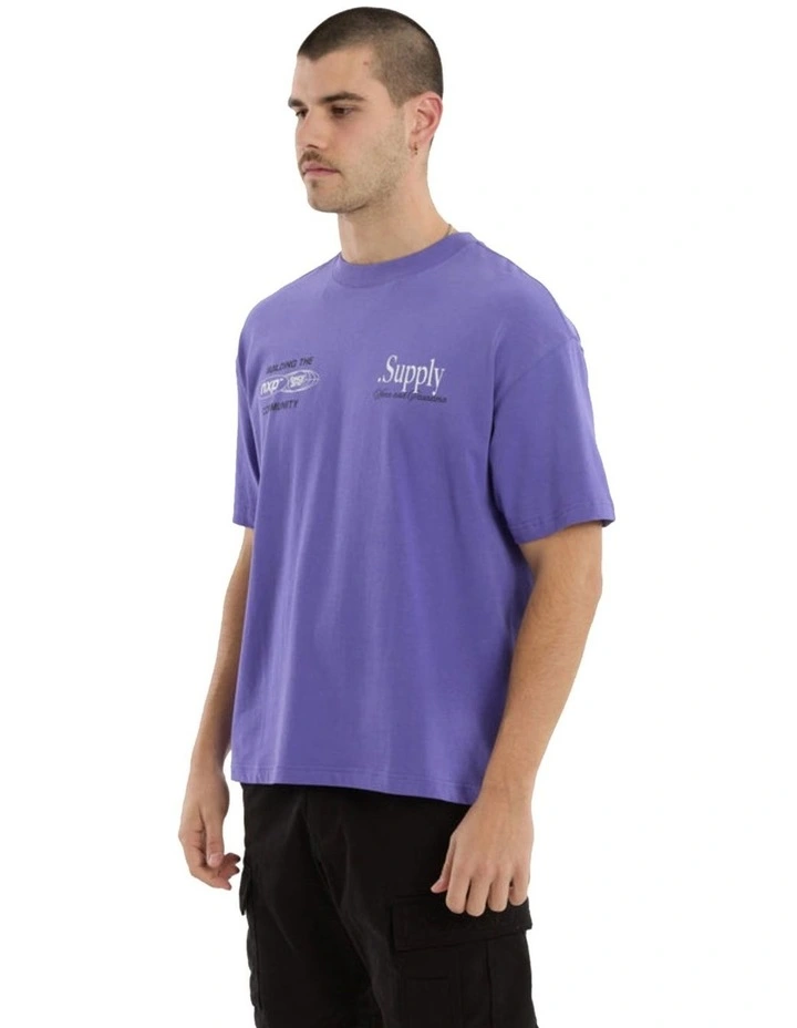 Union Raptor Tee in Purple image 3