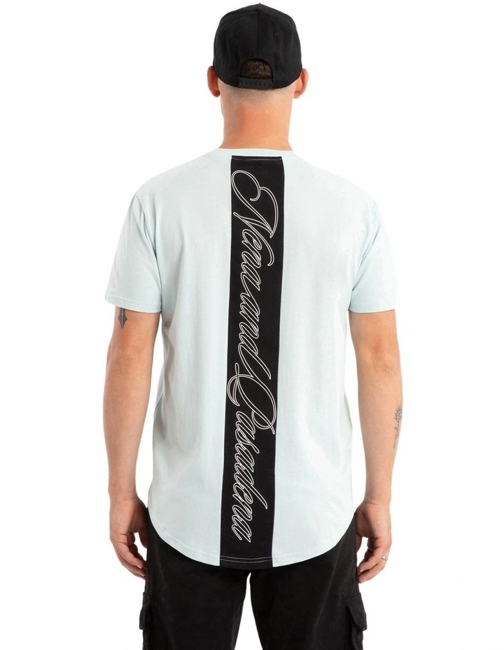 Juncture Dual Curved Tee in Pastel Blue image 1