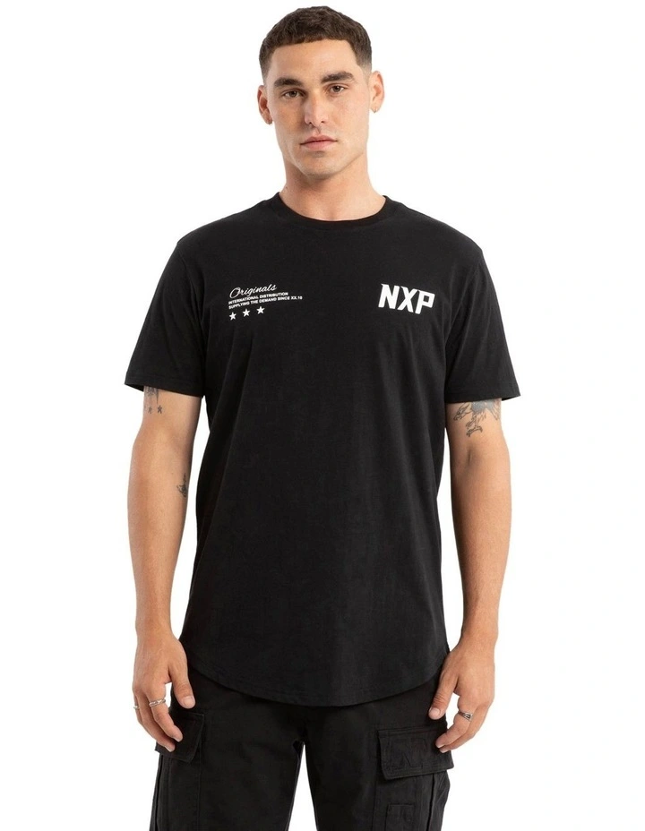Triumph Dual Curved Tee in Jet Black image 2