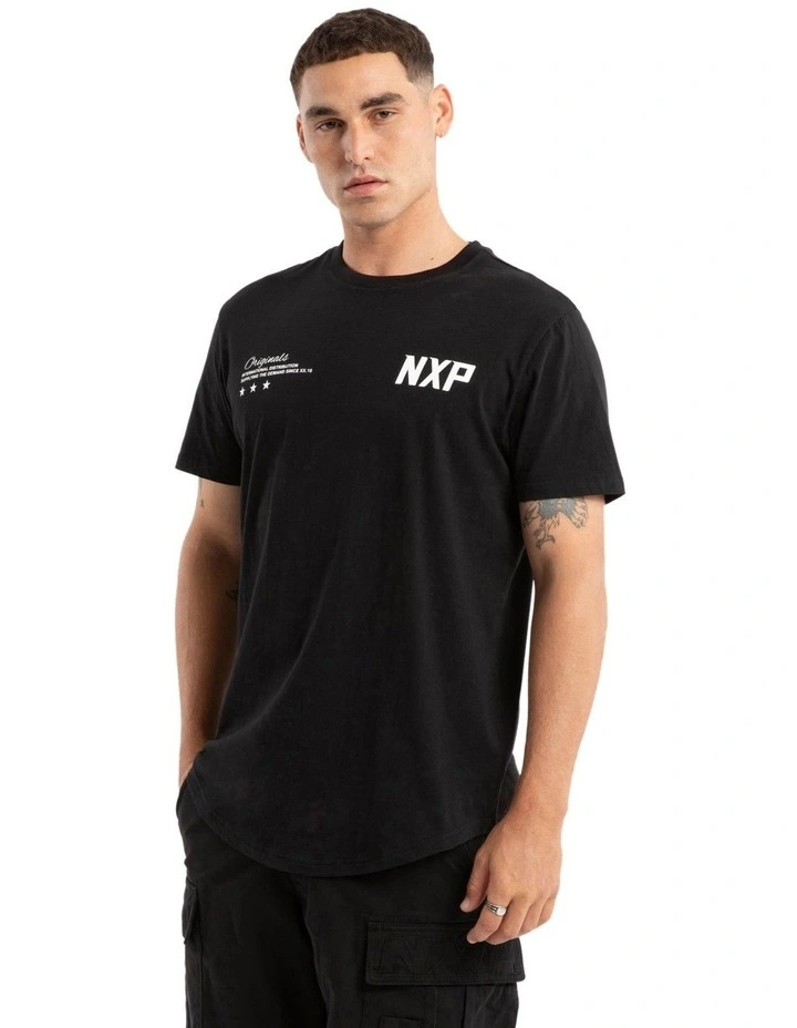 Triumph Dual Curved Tee in Jet Black image 3