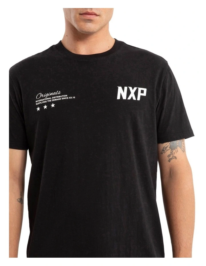 Triumph Dual Curved Tee in Jet Black image 4