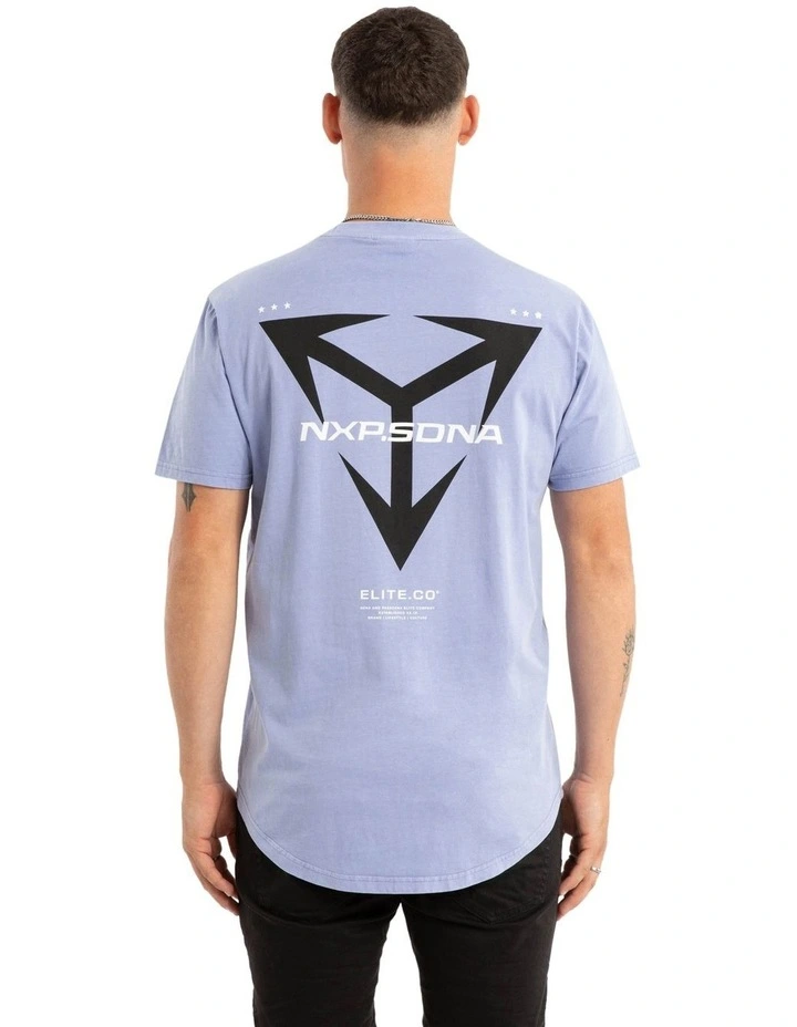 Finest Dual Curved Tee in Pigment Thistle Down image 1