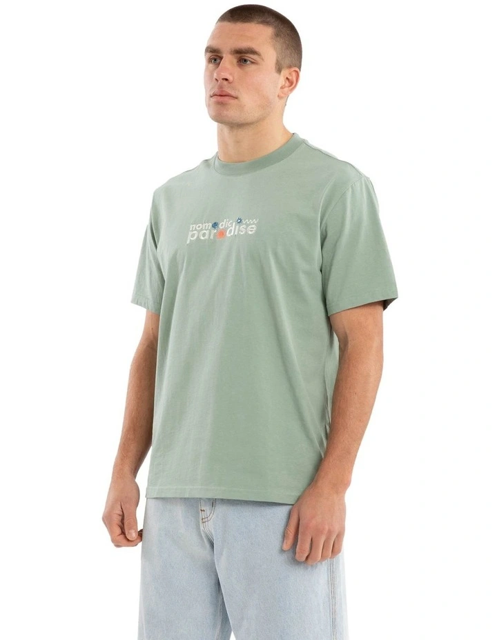 Eucalyptus Classic Tee in Green image 3