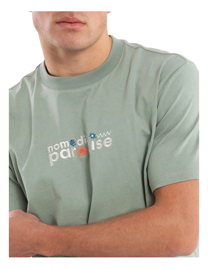 Eucalyptus Classic Tee in Green image 4