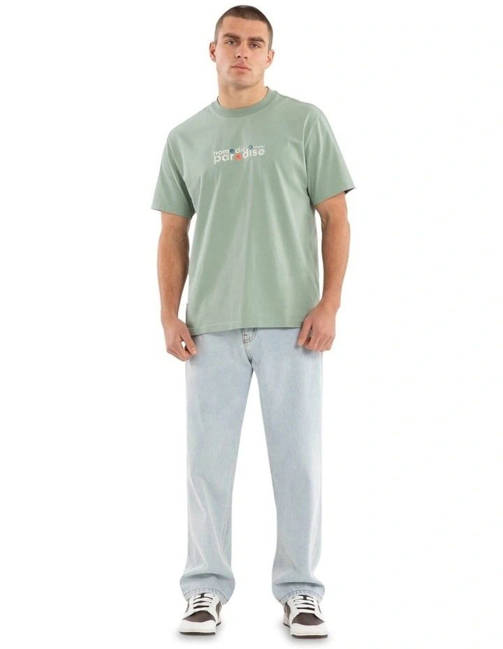 Eucalyptus Classic Tee in Green image 6