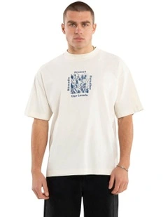 Bottlebrush Street Tee in Beige