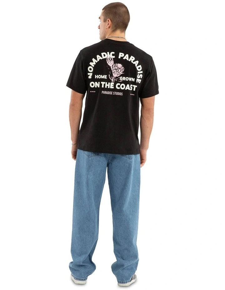 Bask Classic Tee in Jet Black image 5