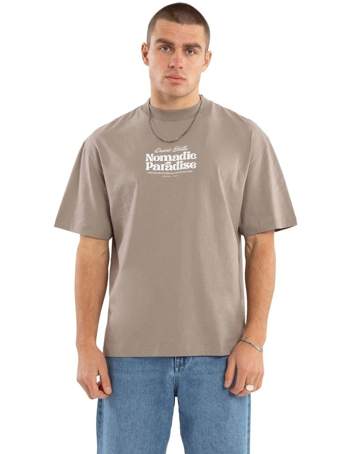 Hills Street Tee in Drift Wood image 2