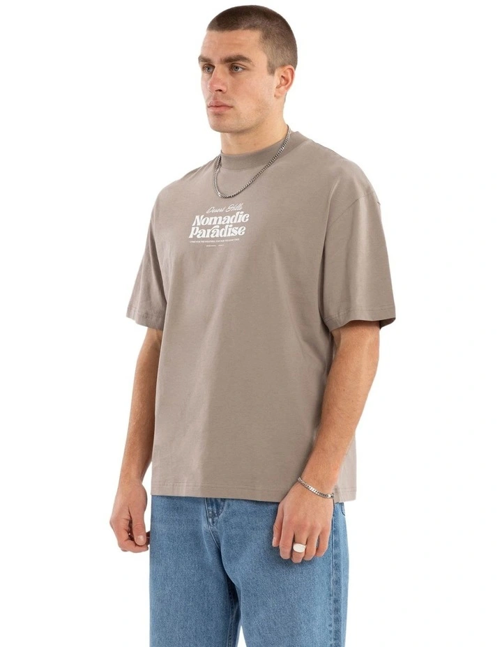 Hills Street Tee in Drift Wood image 3