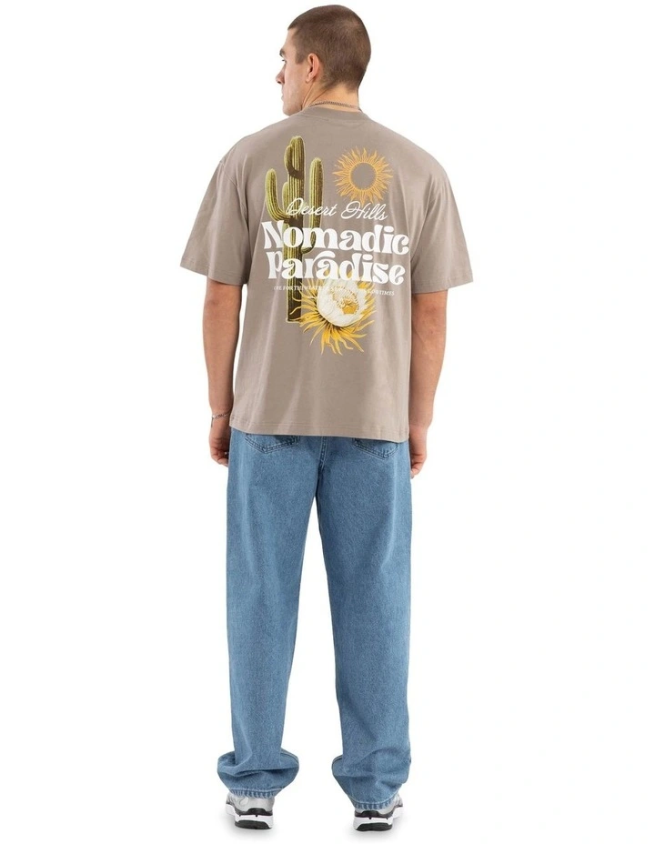 Hills Street Tee in Drift Wood image 5