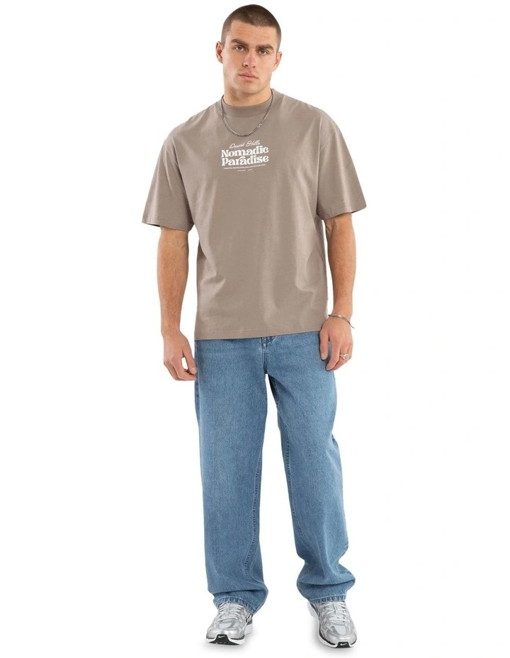 Hills Street Tee in Drift Wood image 6