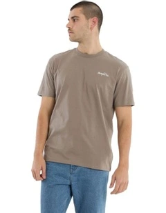 Big Sur Relaxed Tee in Brown