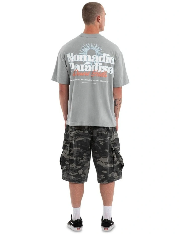 Weatherman Street Tee in Neutral Grey image 5