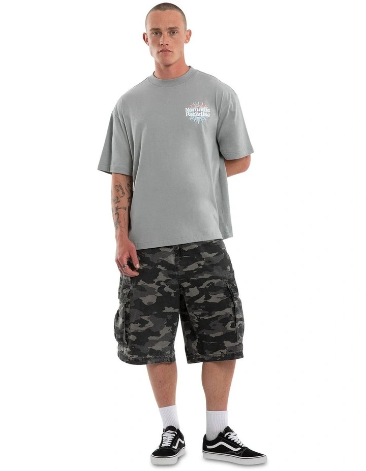 Weatherman Street Tee in Neutral Grey image 6