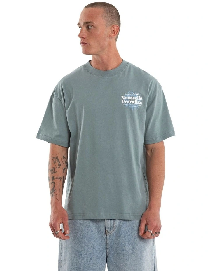 Desert Street Tee in Green image 2