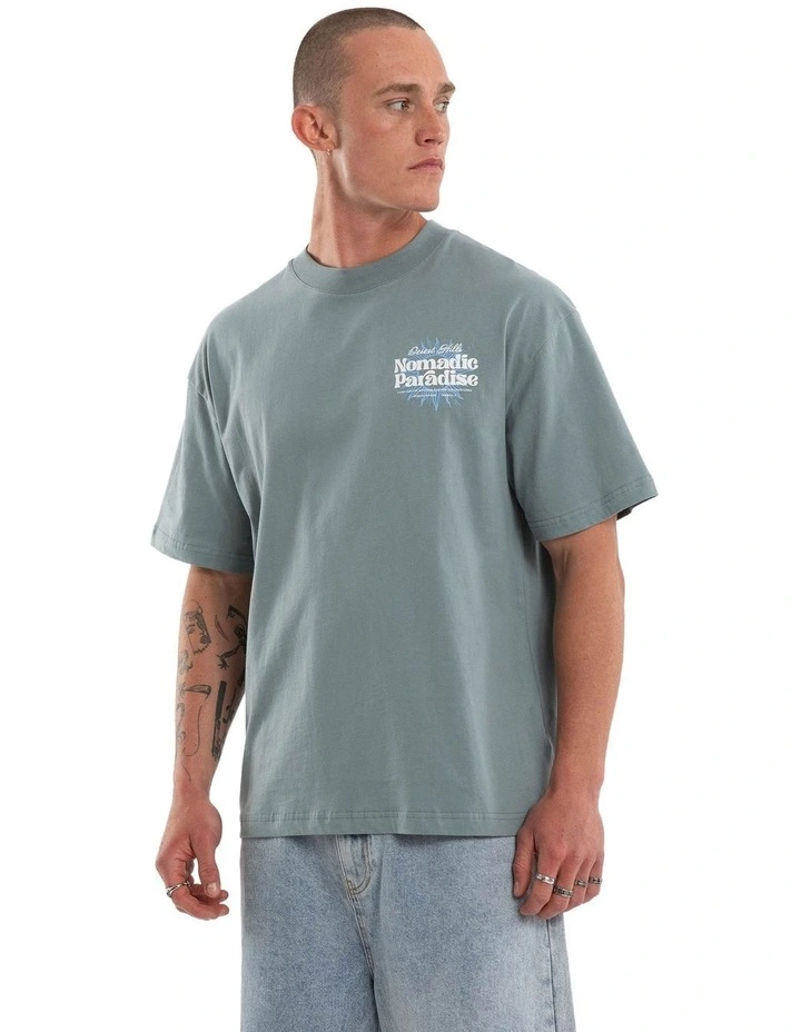 Desert Street Tee in Green image 3