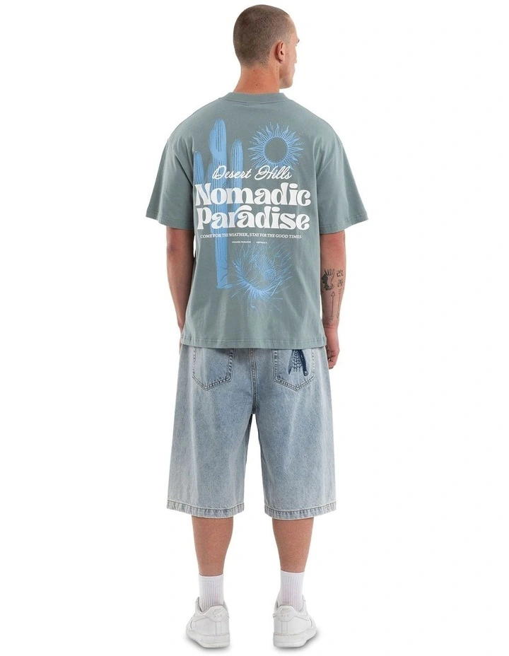 Desert Street Tee in Green image 5