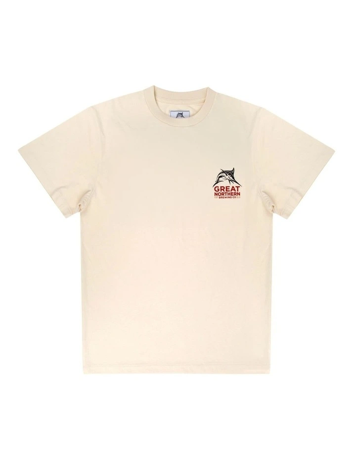 Brewing Co. Tee in Beige image 3