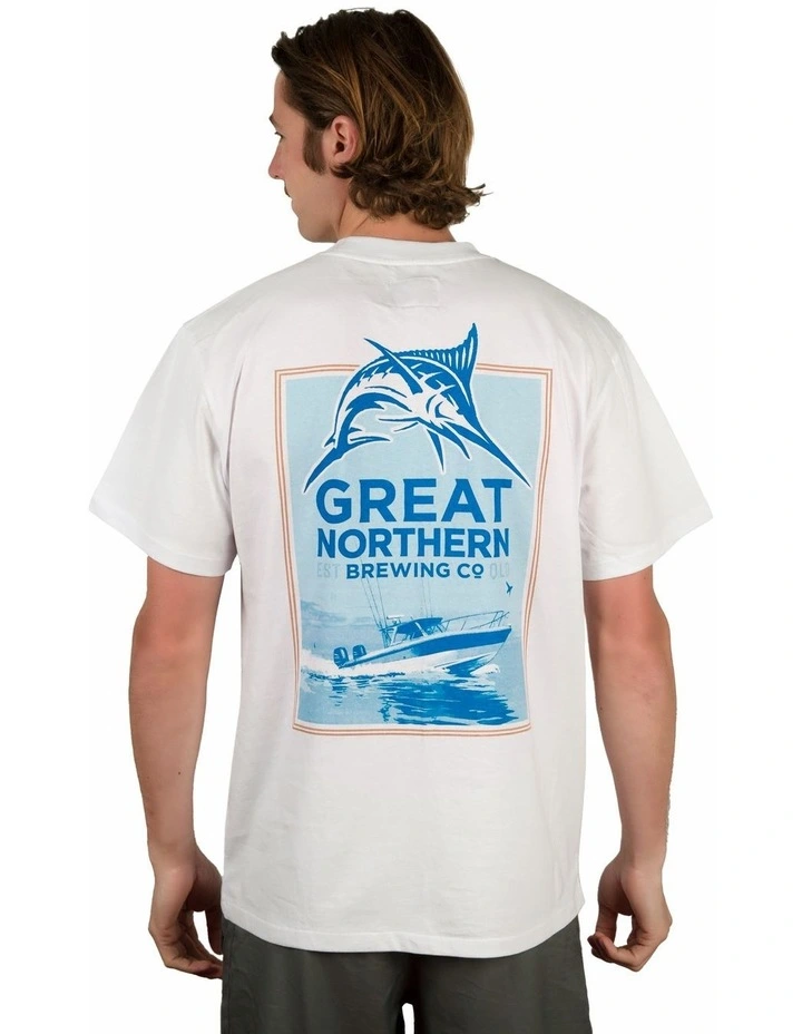 Brewing Co Tee in White image 2