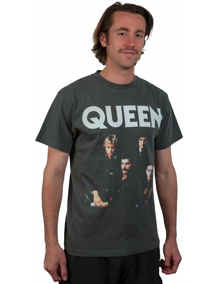 Queen Family Portrait Tee in Faded Black image 1