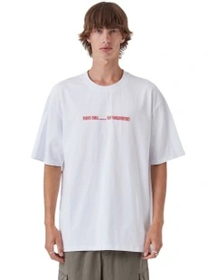 Loop Tee in White