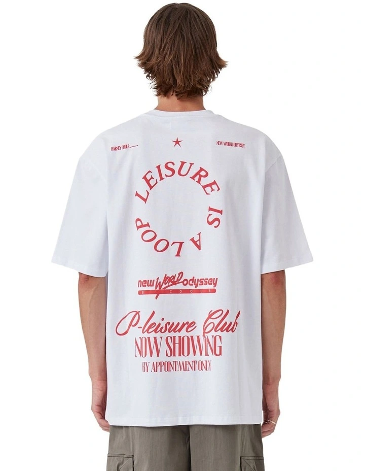 Loop Tee in White image 2