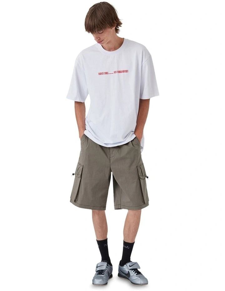 Loop Tee in White image 3