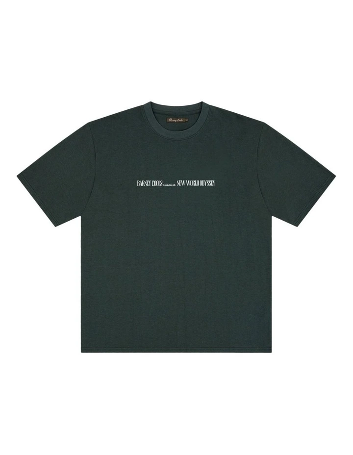 Loop Tee in Green image 3