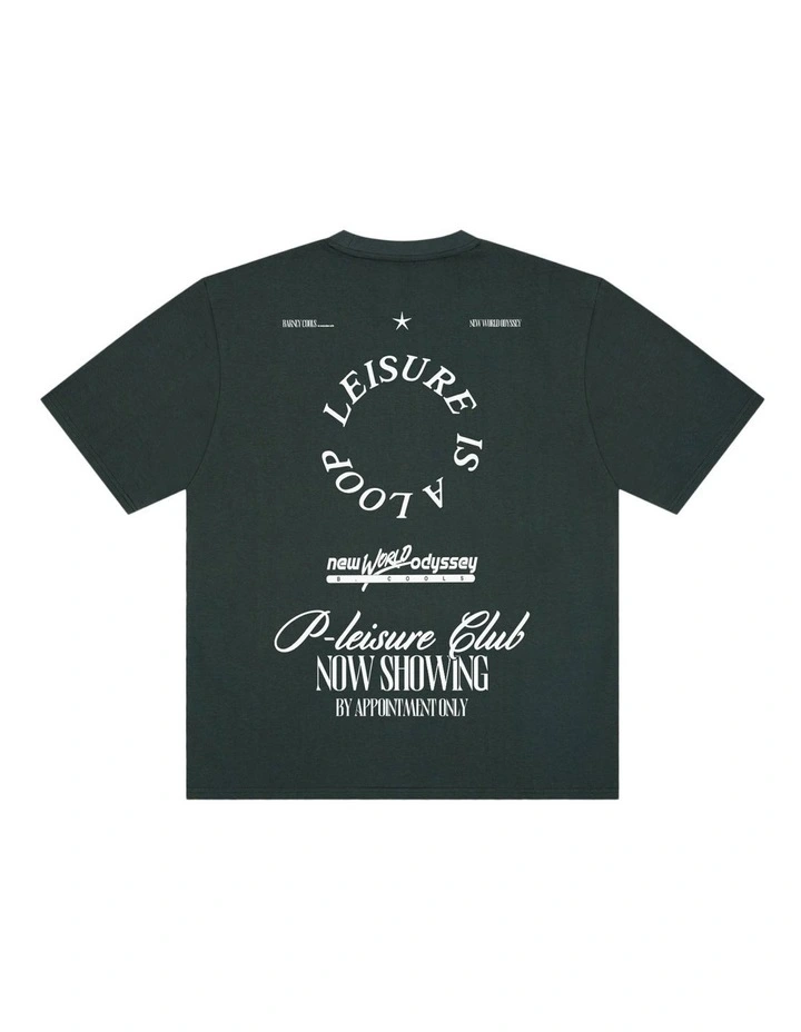 Loop Tee in Green image 4