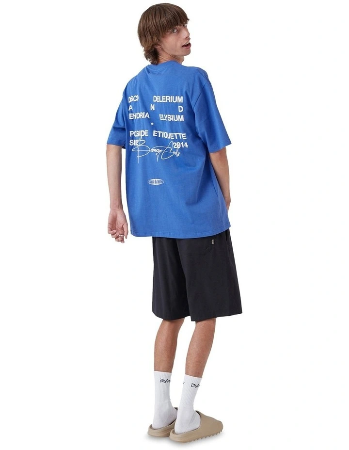 Euphoria Tee in Blue image 3
