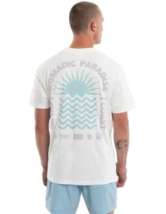 Home Grown Relaxed Tee in White