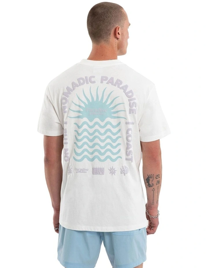 Home Grown Relaxed Tee in White image 1