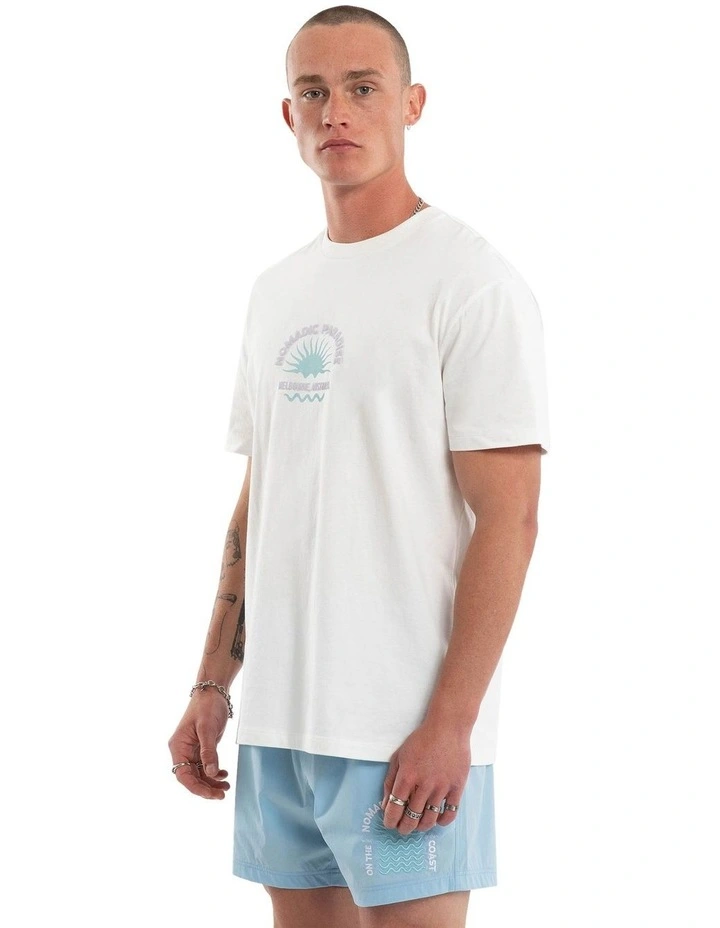 Home Grown Relaxed Tee in White image 4
