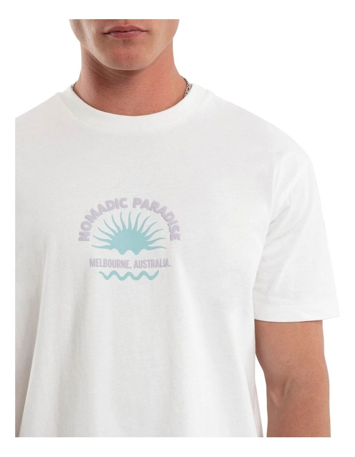 Home Grown Relaxed Tee in White image 5