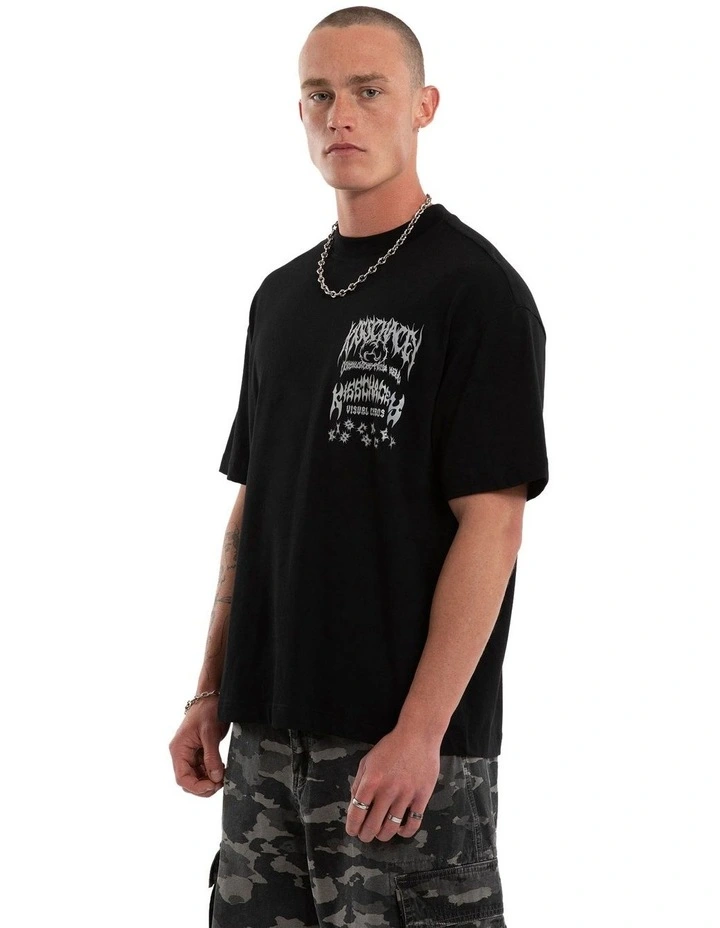 Astra Street Tee in Black image 3
