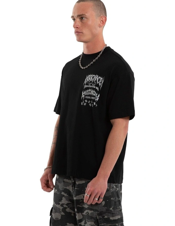 Astra Street Tee in Black image 5