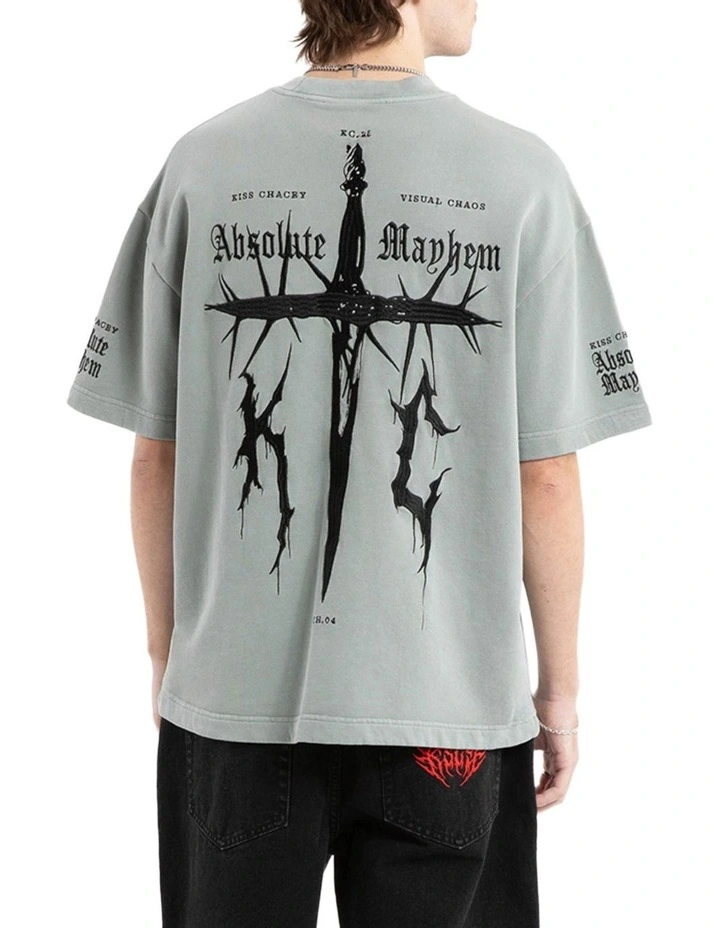 Absolute Loopback Street Tee in Grey image 1