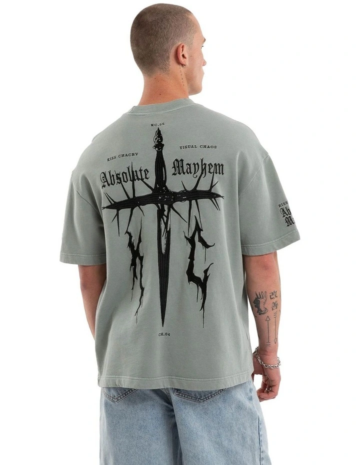 Absolute Loopback Street Tee in Grey image 1
