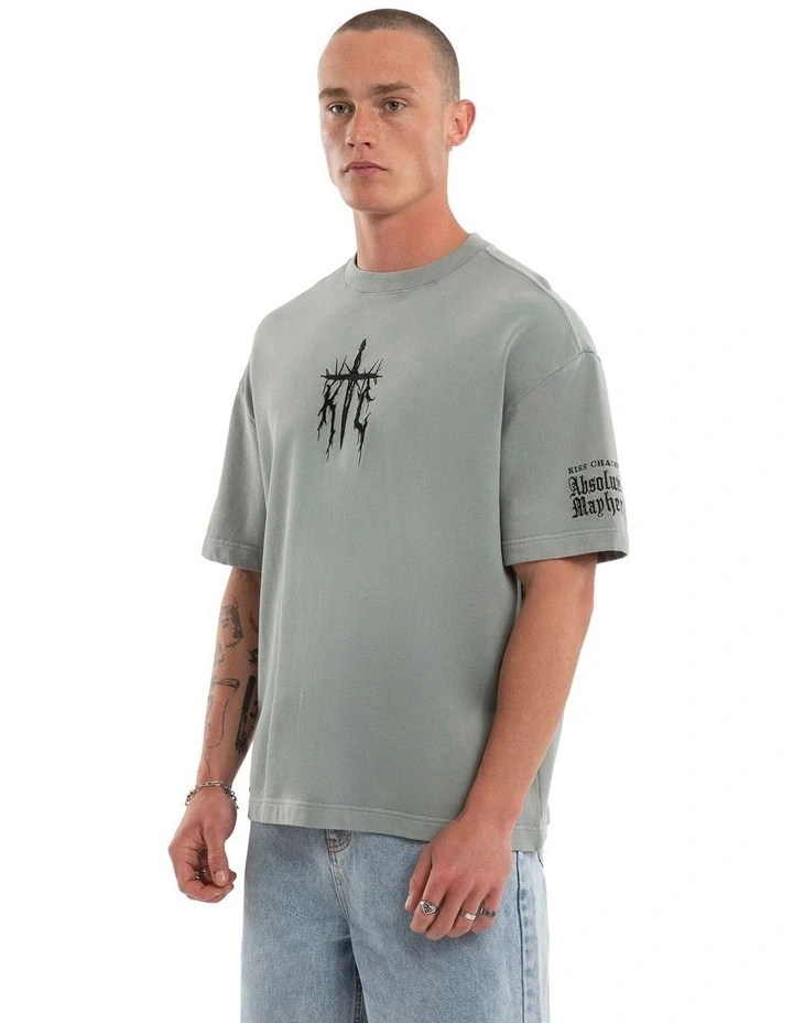 Absolute Loopback Street Tee in Grey image 3